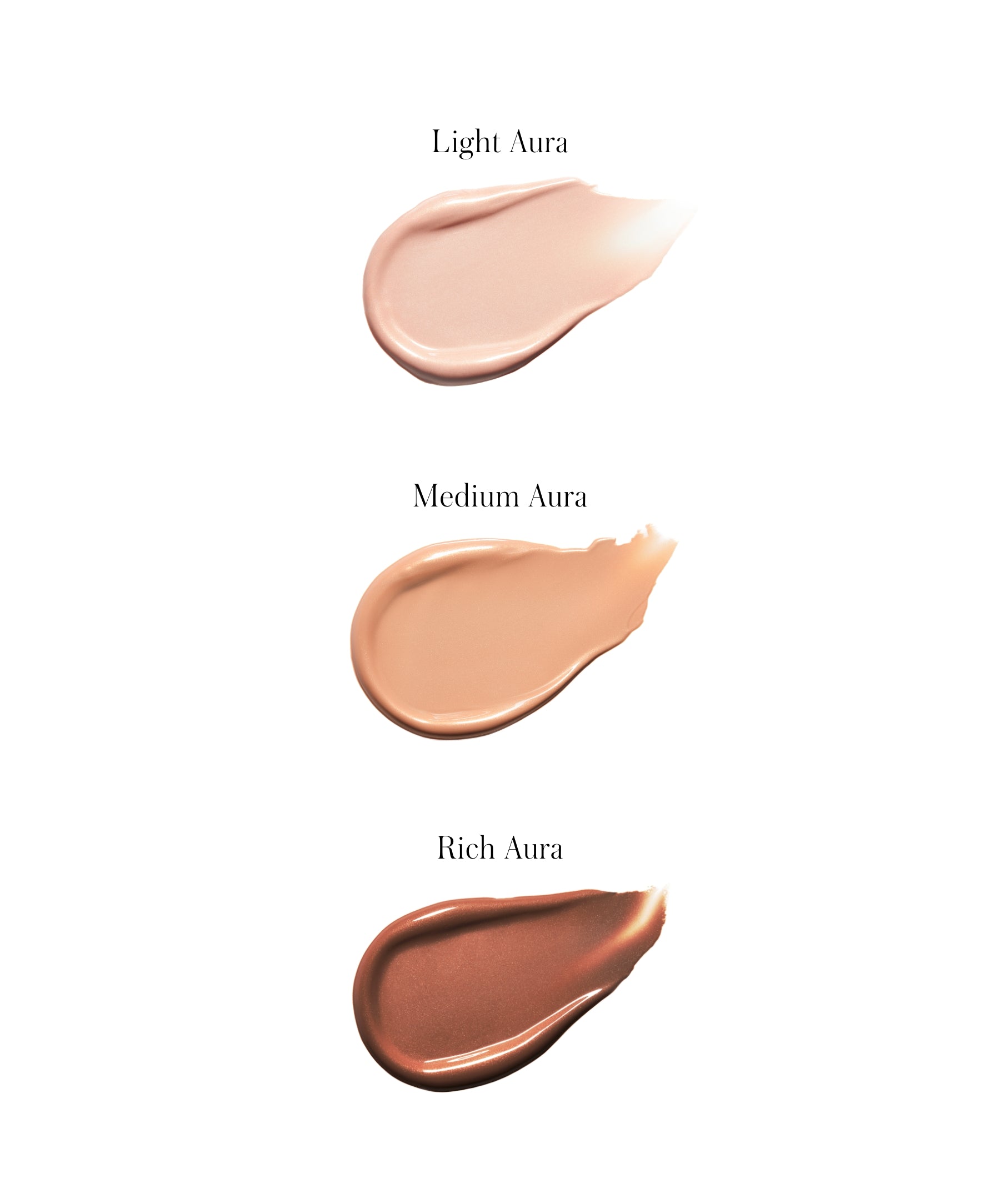 SuperNatural Radiance Tinted Serum with SPF 30 swatches