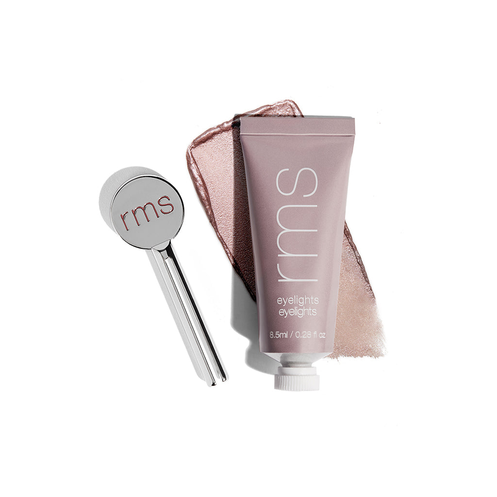 RMS Eyelights Cream Eyeshadow in shade Blaze with RMS Reusable Tube Key