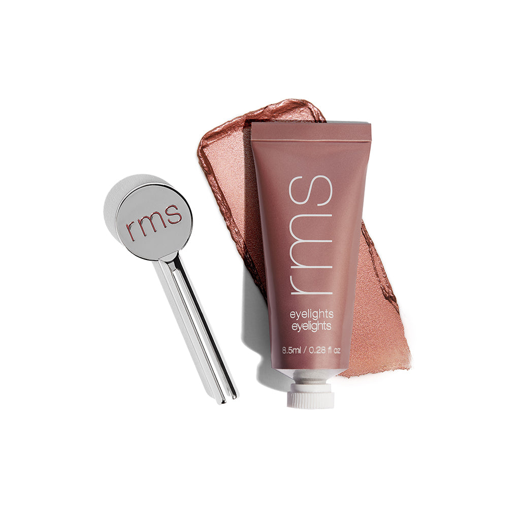 RMS Eyelights Cream Eyeshadow in shade Halo with RMS Reusable Tube Key