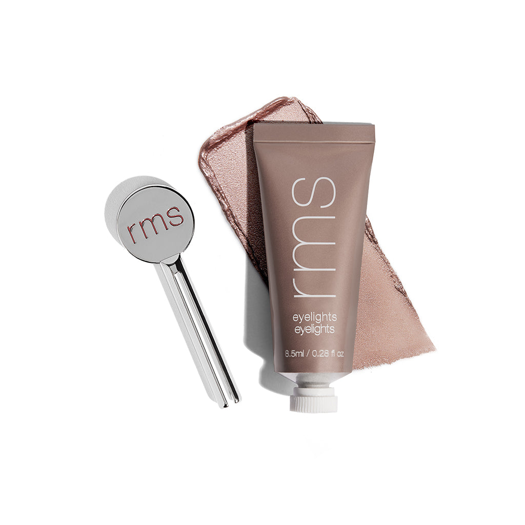 RMS Eyelights Cream Eyeshadow in shade Strobe with RMS Reusable Tube Key
