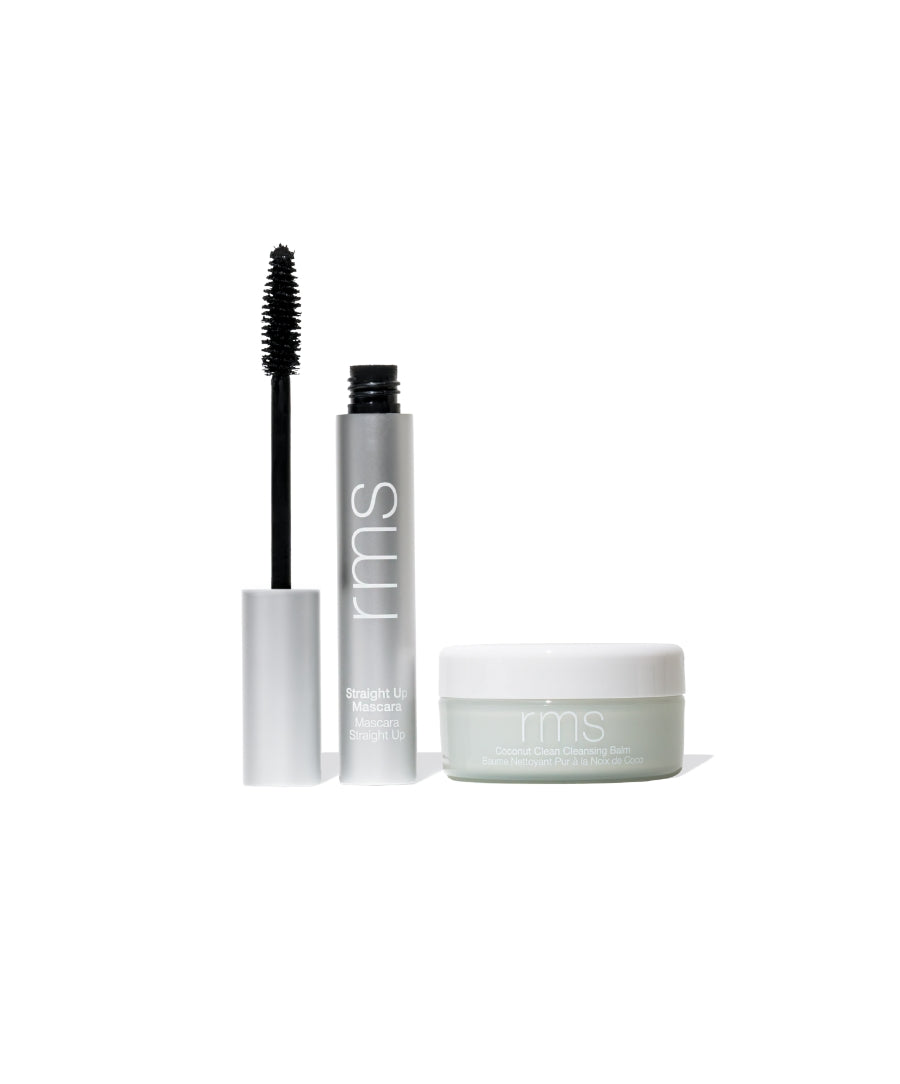 The Clean Lash Duo: Peptides-Rich Mascara + Melting Balm | RMS Beauty