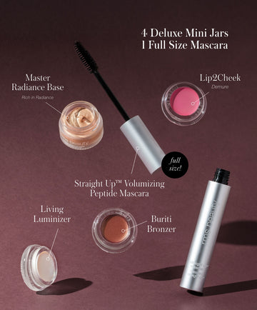 RMS beauty アールエムエスビュティメーキャップセット Deluxe Glow Kit | Clean Blush and Highlighter Set | RMS Beauty