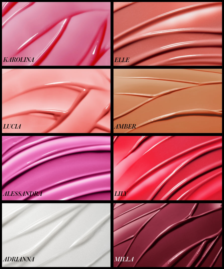 Legendary Lip Oil Shade Swatches