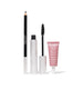 The Eye Wardrobe: Creaseproof + Smudge-Proof Eye Makeup by RMS Beauty with an eye pencil mascara wand and pink makeup tube