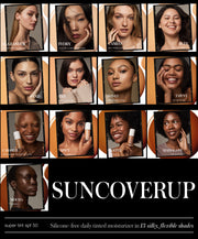 SunCoverup Super Tint SPF 50 shade guide